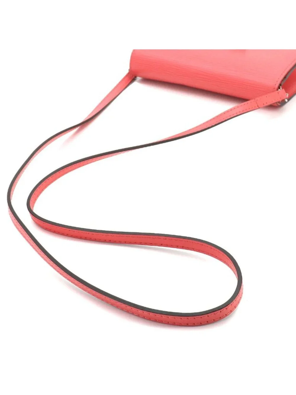 Louis Vuitton Epi Pochette PM 2-Way Shoulder Clutch Leather Corail